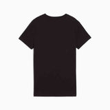 Puma Womens Essential Short Sleeves T-Shirt In Black