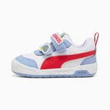 Puma Boys Transformers Multiflex 2 Infants Shoes In White & Blue