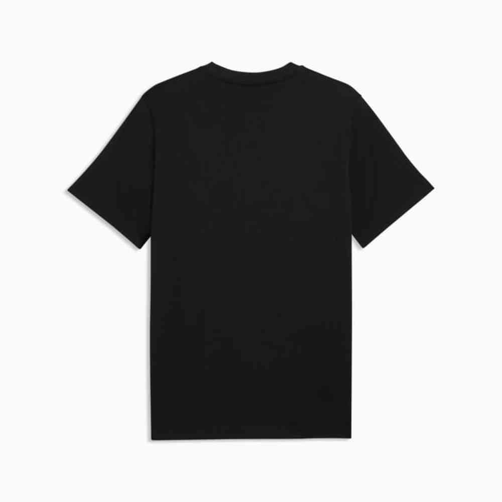 Puma Mens Essential Logo Lab Short Sleeves T-Shirt In Black