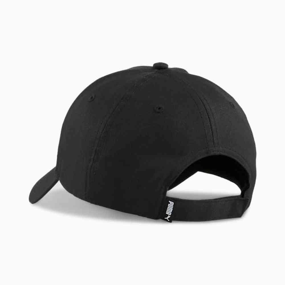 Puma Mens Essentials Metal Puma Cat Baseball Cap In Puma Black