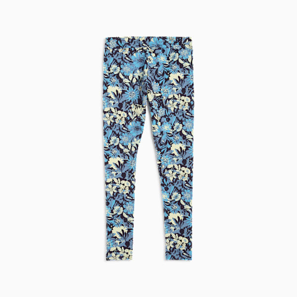 Puma Womens Essential Nature 2.0 Leggings In Cool Blue