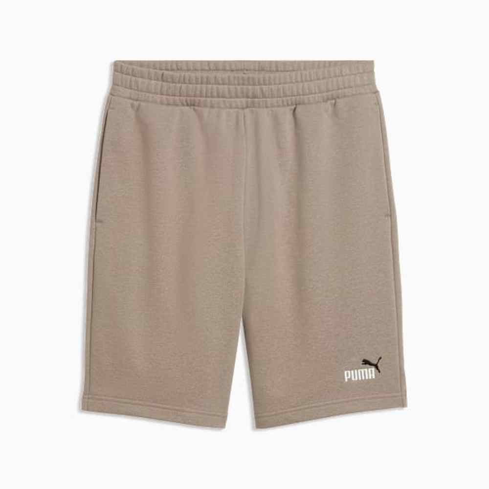 Puma Mens Essential 2 Color No.1 Logo Short 10" In Mouse Gray