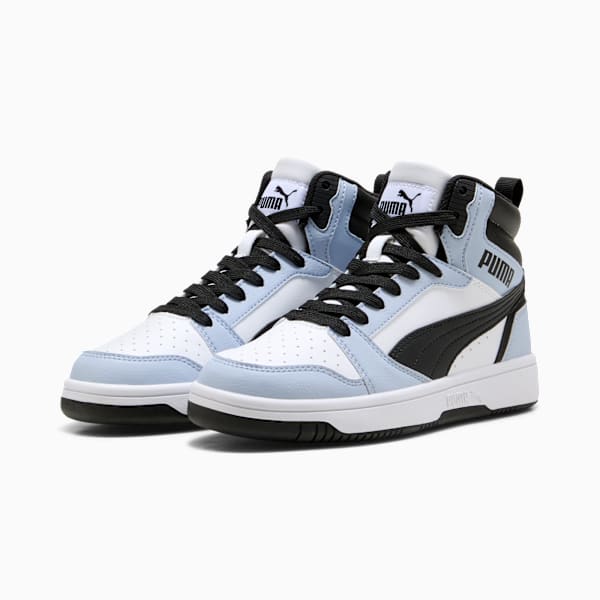 Puma Boys Rebound V6 Mid Jr Shoes
