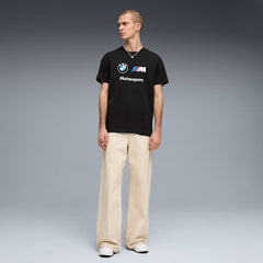 Puma Mens Bmw Mms Ess Logo Tee Black