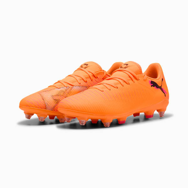 Puma Mens Future 8 Play Soccer Shoes In Neon Orange