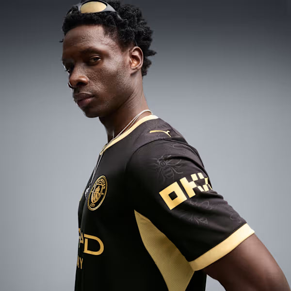 Puma Unisex Away Jersey Replica T-Shirt In Black