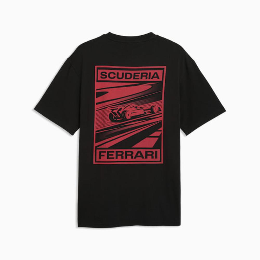Puma Mens Scuderia Ferrari Graphic T-Shirt In Black