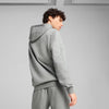 Puma Mens Essentials Fleece Hoodie In Grey