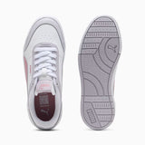 Puma Womens  White-Poisoned Pink Carina Mia Sneakers