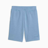 Puma Mens Essentaials No.1 Logo Shorts 10" In Zen Blue