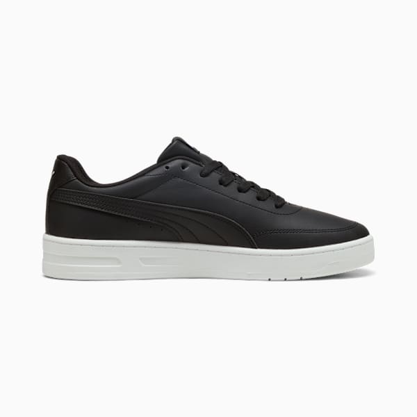 Puma Mens Court Classic Clean Shoes Black
