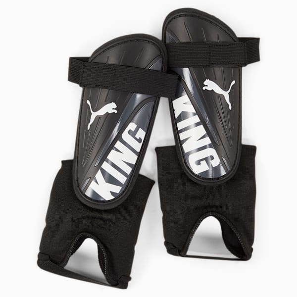 Puma Mens King Ankle Shinguards In Black/White