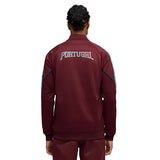Puma Mens FPF King Anthem Jacket In Ruby Shimmer-Sea Glass