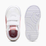 Puma Girls Carina Mia Winter Safariv Infants Sneakers In White/Dusky Rosewood
