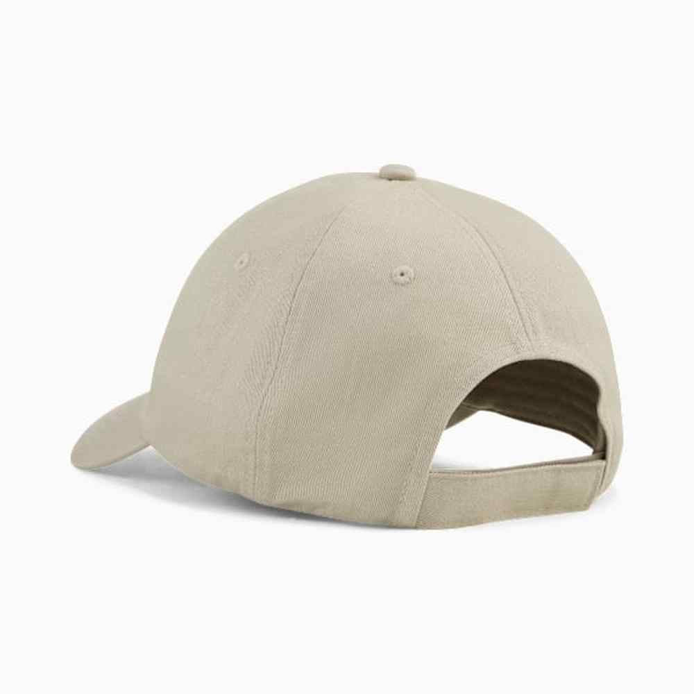 Puma Mens Essential No.1 Logo Baseball Cap In Pebble Grey
