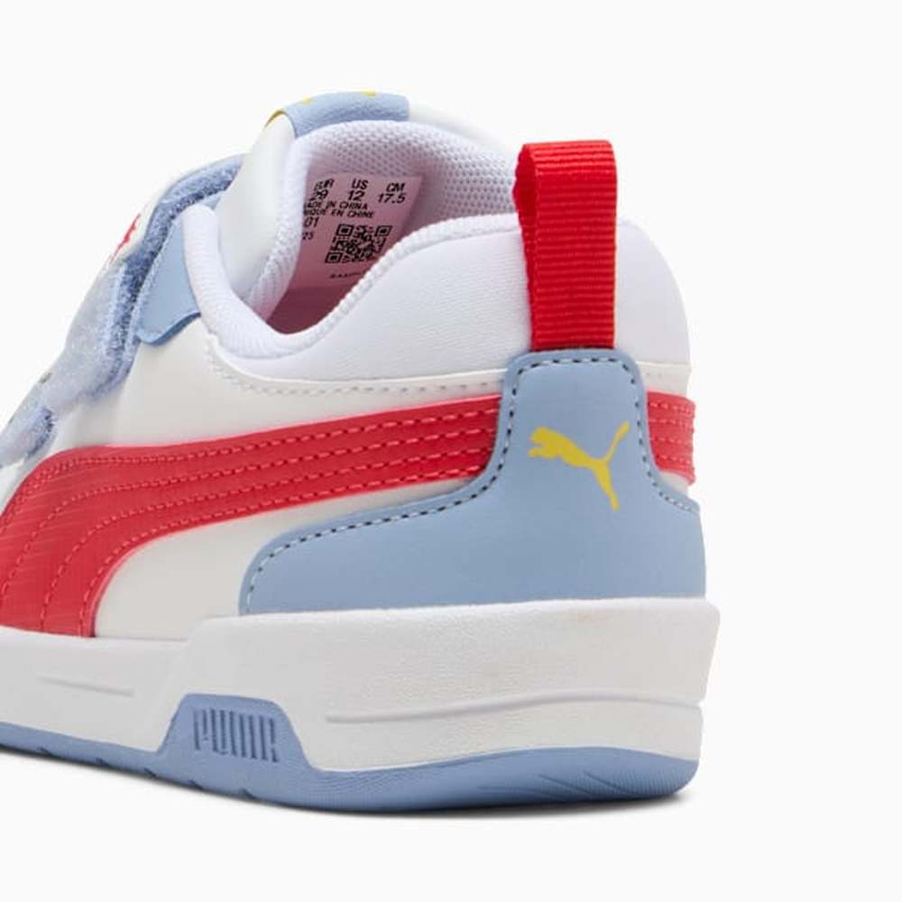 Puma Boys Transformers Multiflex 2 Shoes In Shoes In White & Blue