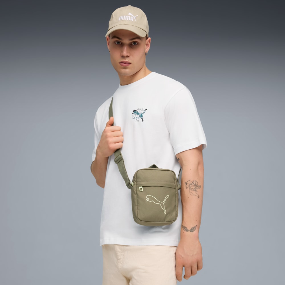 Puma Unisex Plus Portable Sidebag In Green