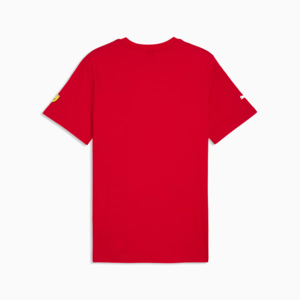 Puma Men Ferrari Tonal Shield Tee Red