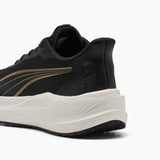 Puma Unisex Adults Dasher Lite Running Sneakers In Black/Gold/White