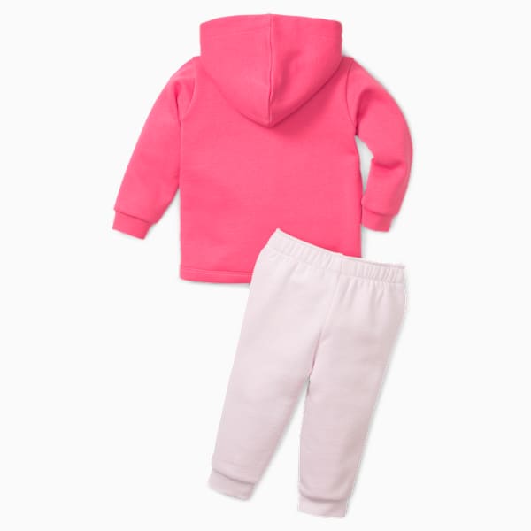 Puma Minicats Colorblock Jogger Fleece In Pink