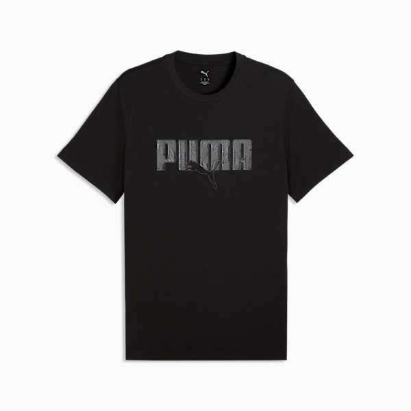 Puma Mens Essential Logo Lab Story 2 T-shirt In Black