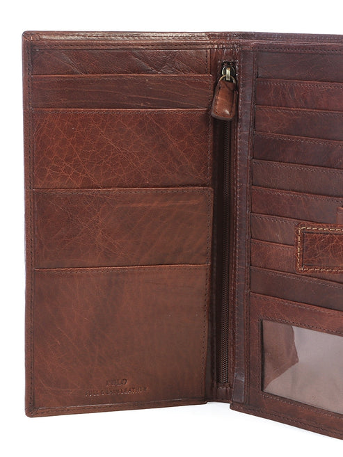 Polo Hamilton Travel Wallet In Brown