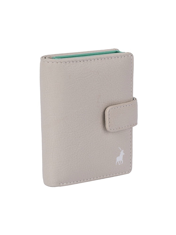 Polo Pop Up Wallet Folder In Off White