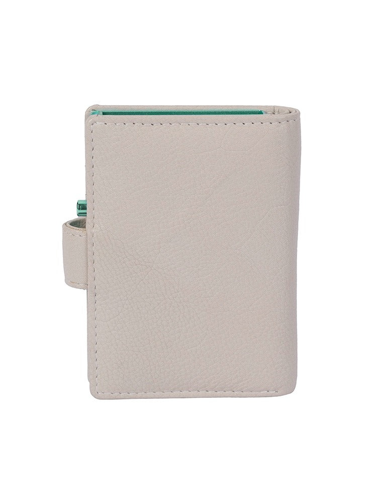 Polo Pop Up Wallet Folder In Off White
