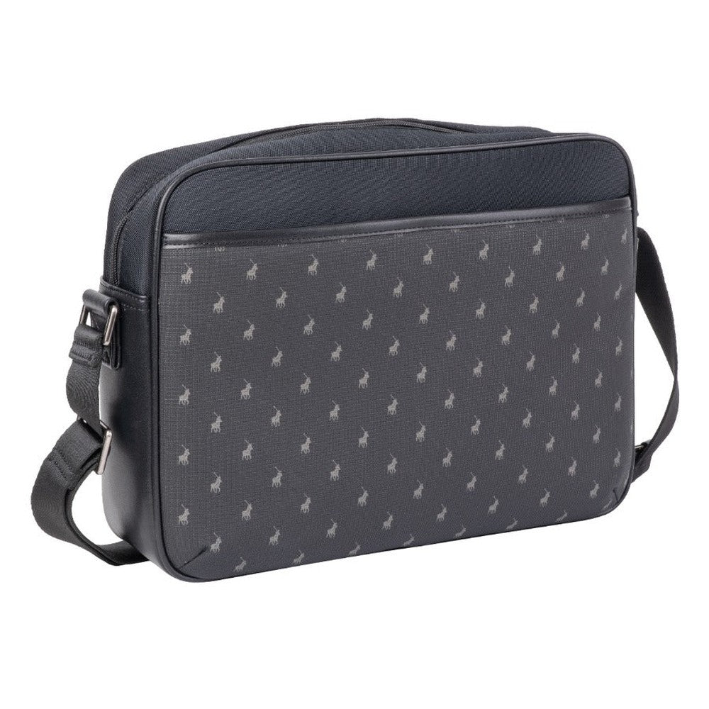 Polo Metro Iconic Document Crossbody In Black