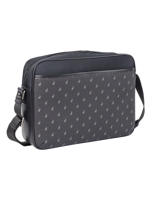 Polo Metro Document Crossbody In Black Mono