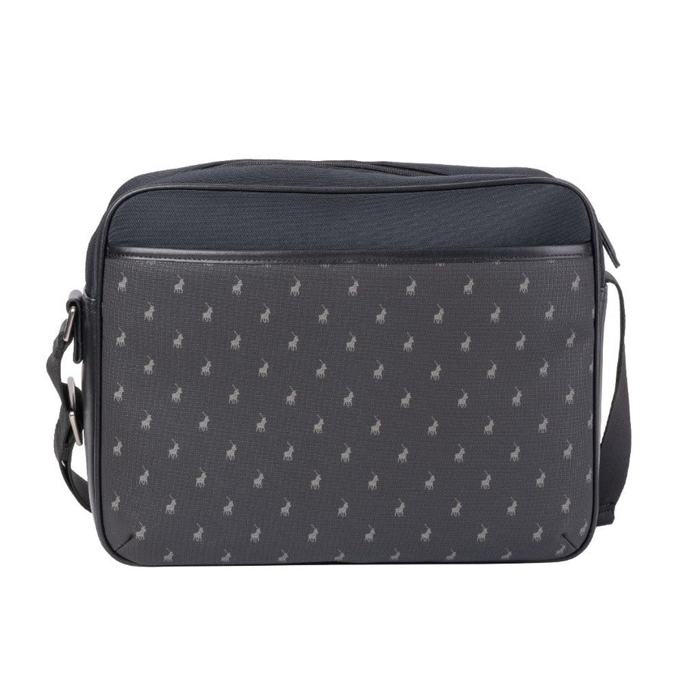 Polo Metro Iconic Document Crossbody In Black