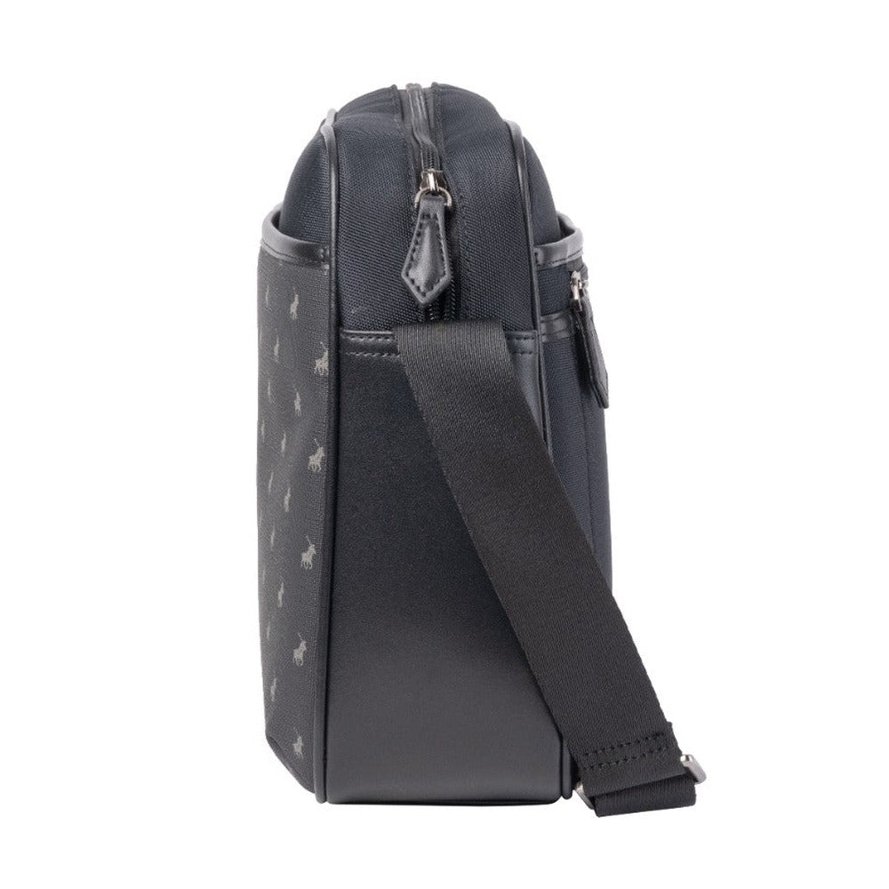 Polo Metro Iconic Document Crossbody In Black