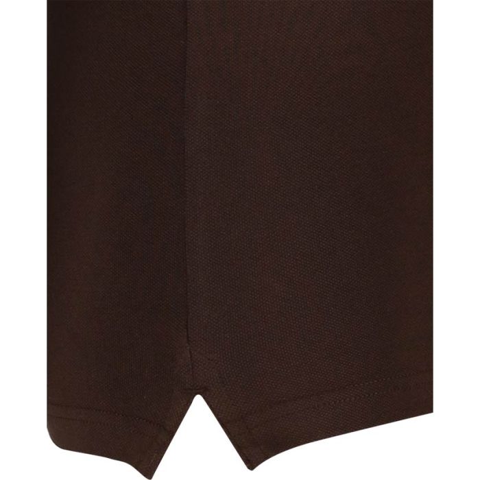 Polo Mens Essential Pique Ls Golfer Brown