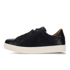 Polo Mens Classic Leather Sneakers In Black