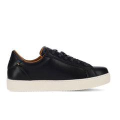 Polo Mens Classic Leather Sneakers In Black