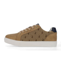 Polo Mens Jacquard Sneakers In Stone