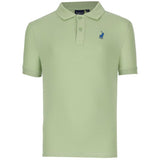 Polo Boys Austin Short Sleeve Golfer In Sea Green