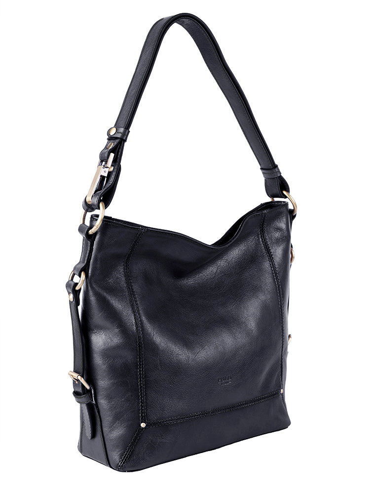 Polo Vega Black Hobo Bag