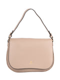Polo Boxcalf Flapover Shoulder Bag  Beige - One Size