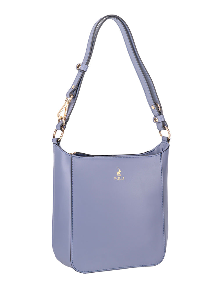 Polo Boxcalf Concertina Sling Blue