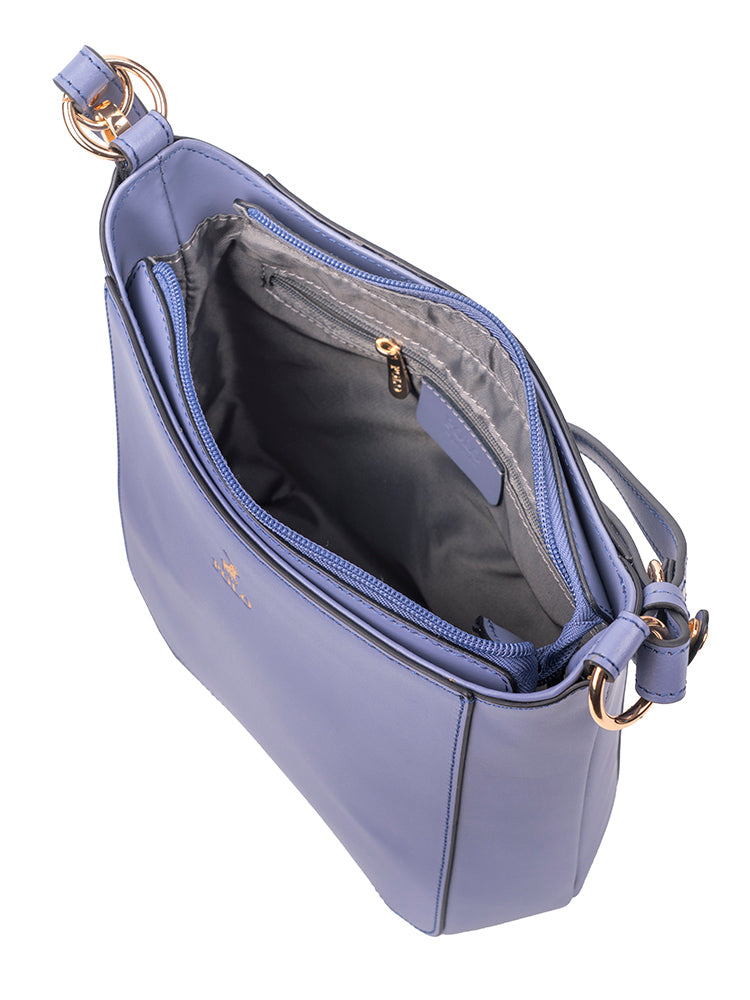 Polo Boxcalf Concertina Sling Blue