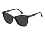 Polaroid Polarized Cat Eyes Sunglasses In Black