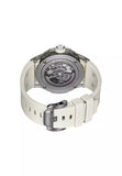 Police Cyclone Brown Rubber Analog Automatic Watch For Men