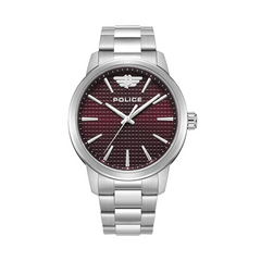 Police Gents SS Red Dial Watch