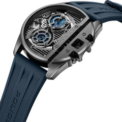 Police Gun Blue Black Silicone