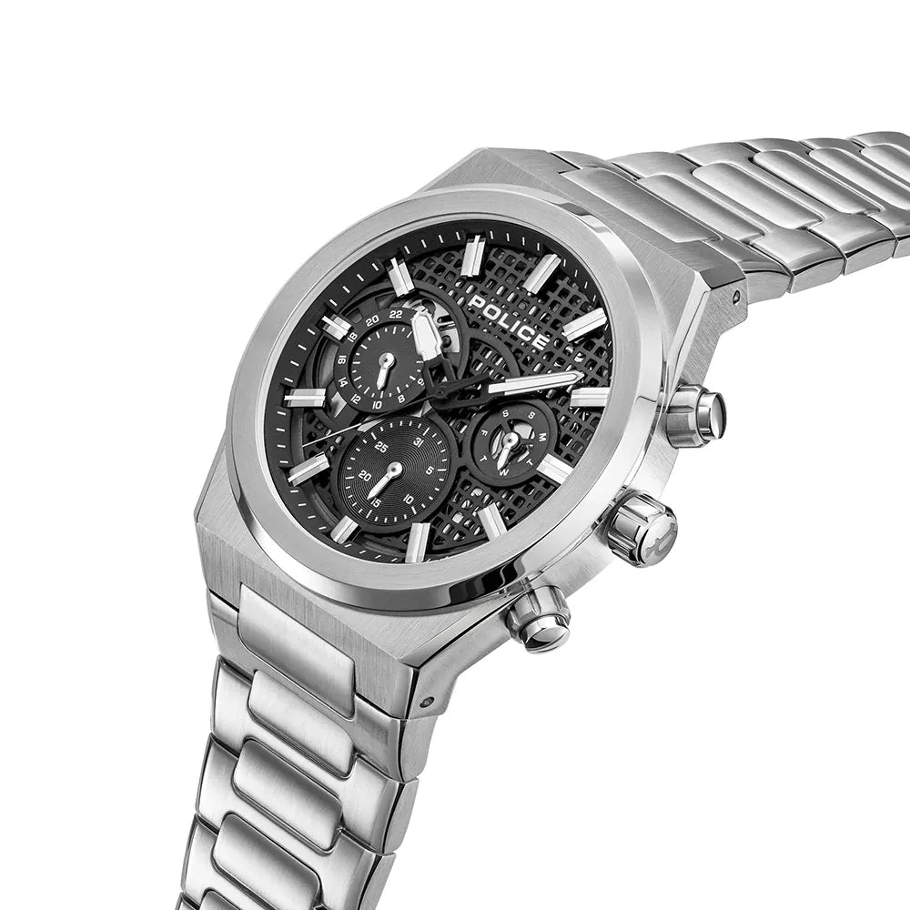 Police Ss Black Case Dial Ss Bclt