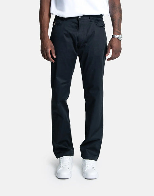 Polo Mens 5 Pocket Straight Trouser In Black