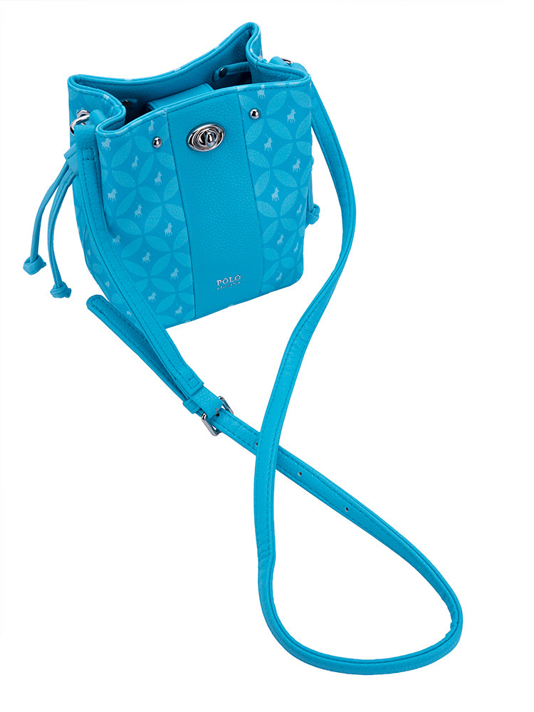 Polo Belize Mini Bucket Sling Bag Aqua