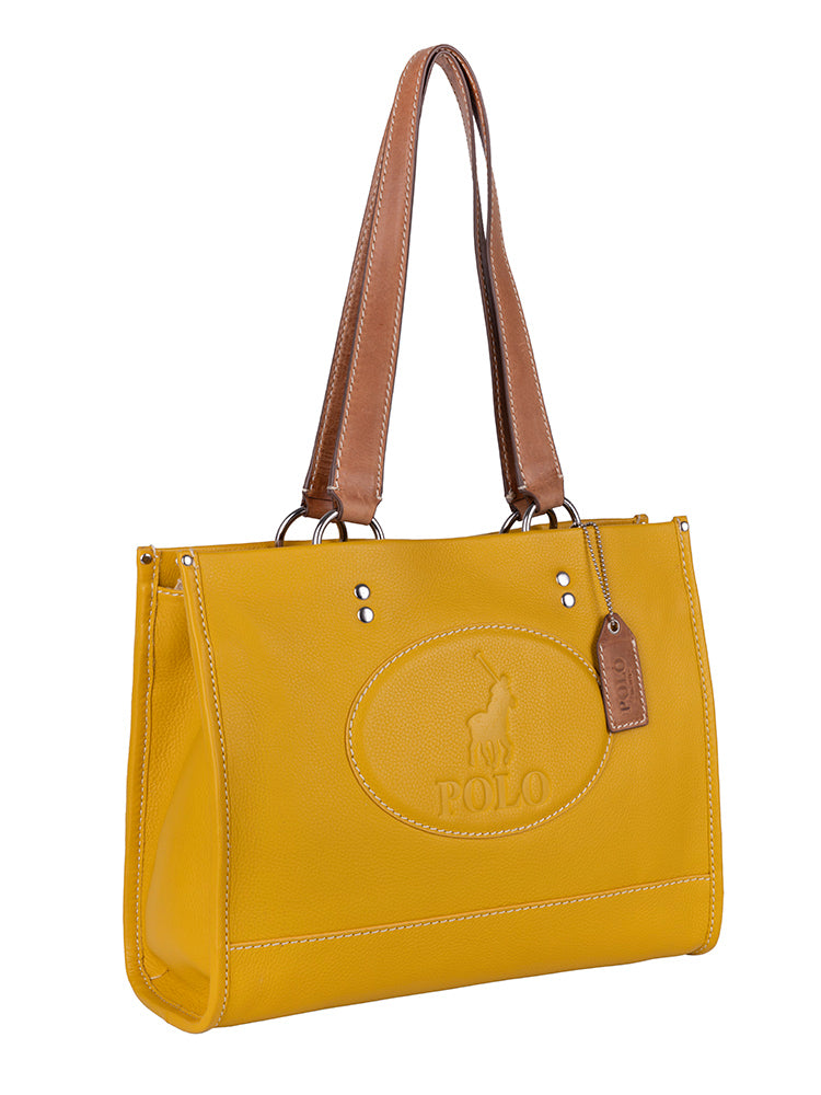 Polo Benton Tote  Mustard