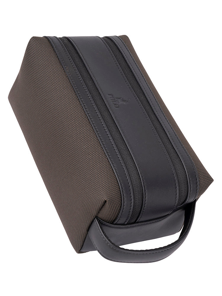 Polo Boston Toiletry Bag In Olive